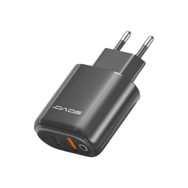 Sovo Racer SPD-33 USB + PD 33W Built-In Intelligent Chip Fast Charging Adapter