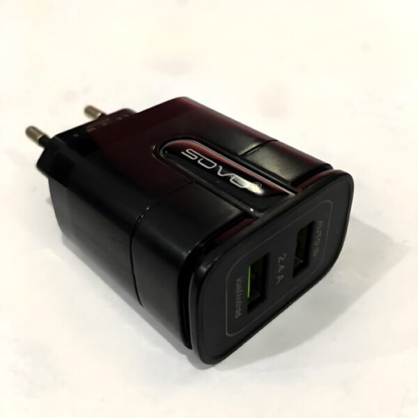 Sovo SE-52 Lexus 2.4 Amp Super Fast Charging Adapter With 2 USB Ports